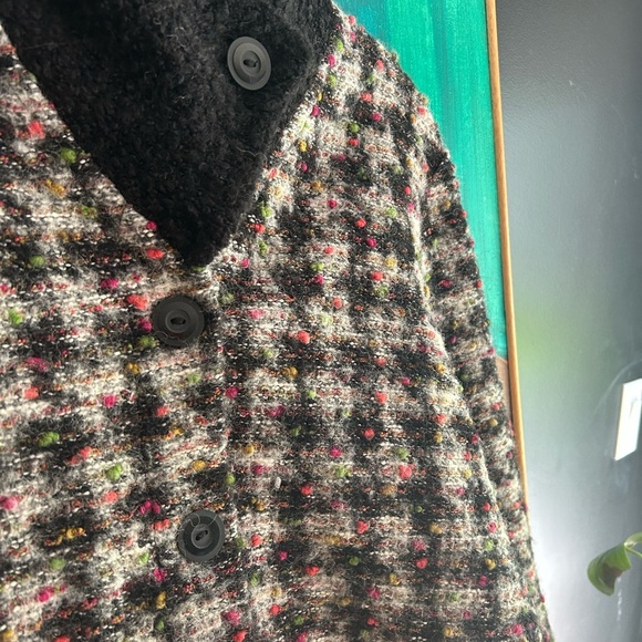 Tub Design Vintage Black and Pink Checkered Blazer M - Picture 3 of 16